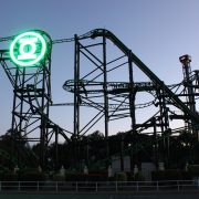 Green Lantern Movie World Roller Coaster LED Sign Digital Billboard