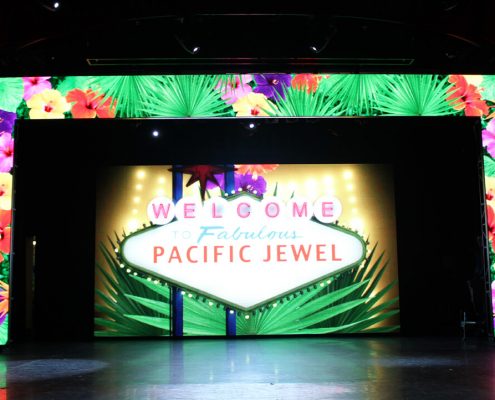 Pacific Jewel P&O Cruises Stage LED SCreen