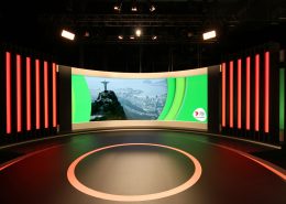 Rio Olympic Studio Curved LED Wall