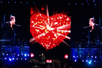 George Michael Concert Stage LED Screens