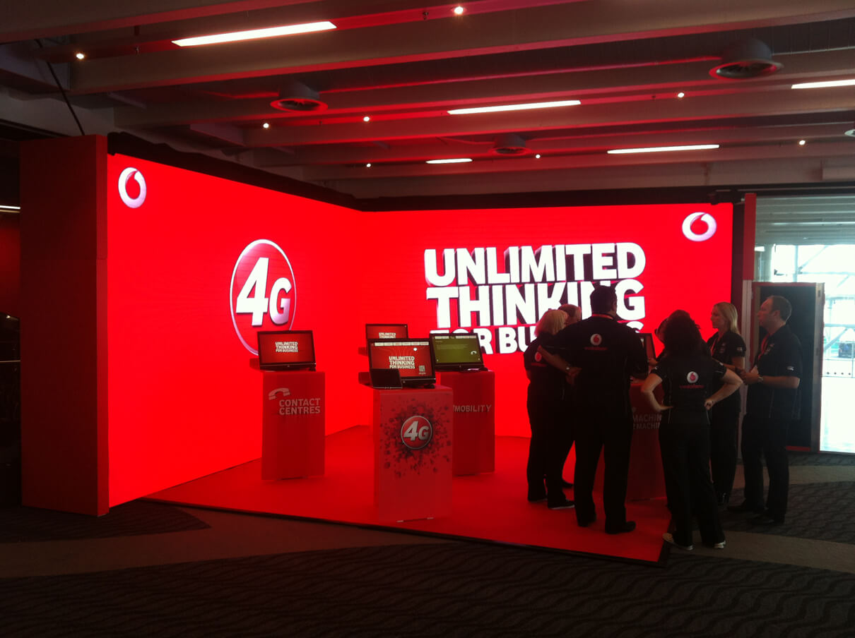 vodaphone new zealand Custom LED Video Wall