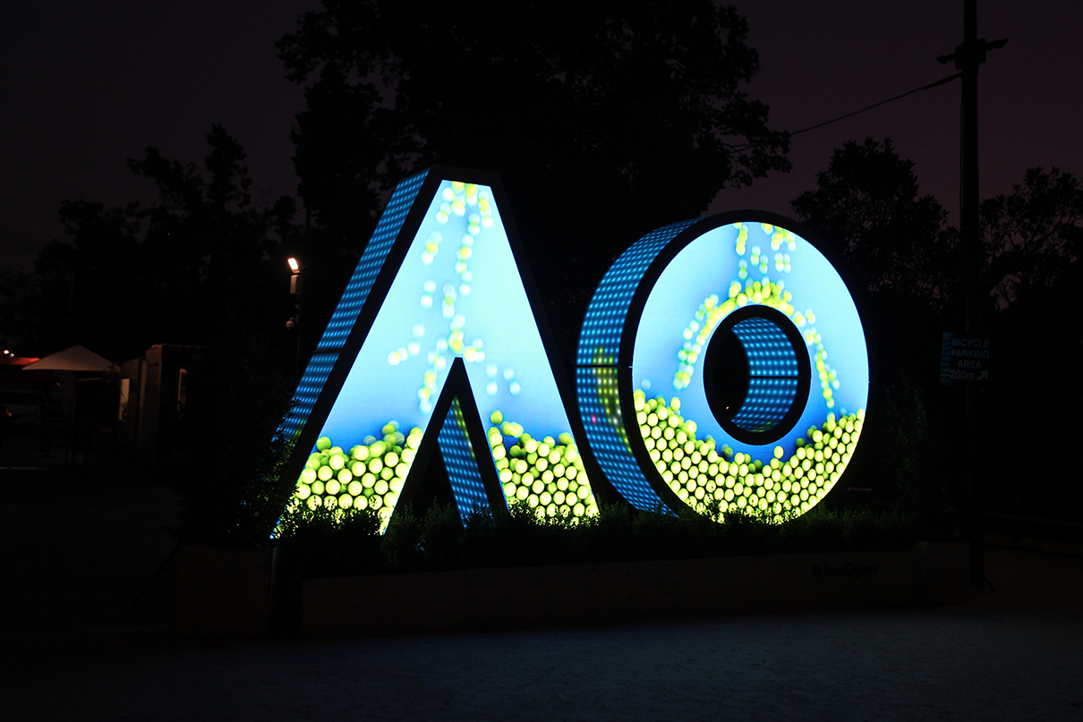 Australian Open Custom LED Sign Digital Advertising