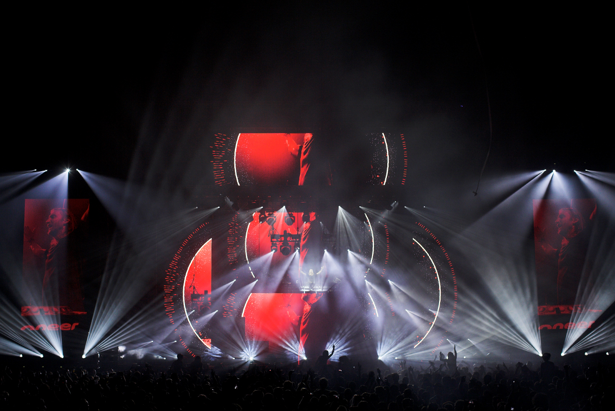 David Guetta Stage Digital Display LED Screens