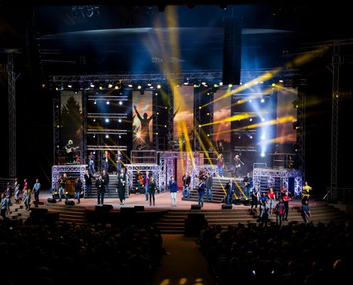 Gospel Skouspel Stage Digital Display LED Screens