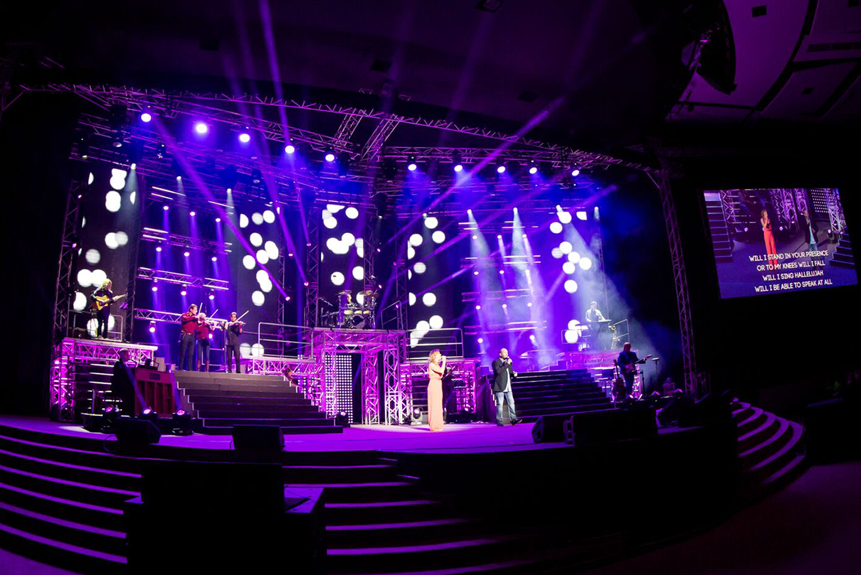 Gospel Skouspel Stage Digital Display LED Screens