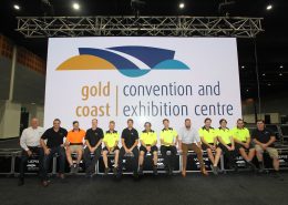 Gold Coast Convention and Exhibition Centre Team and LED Screen