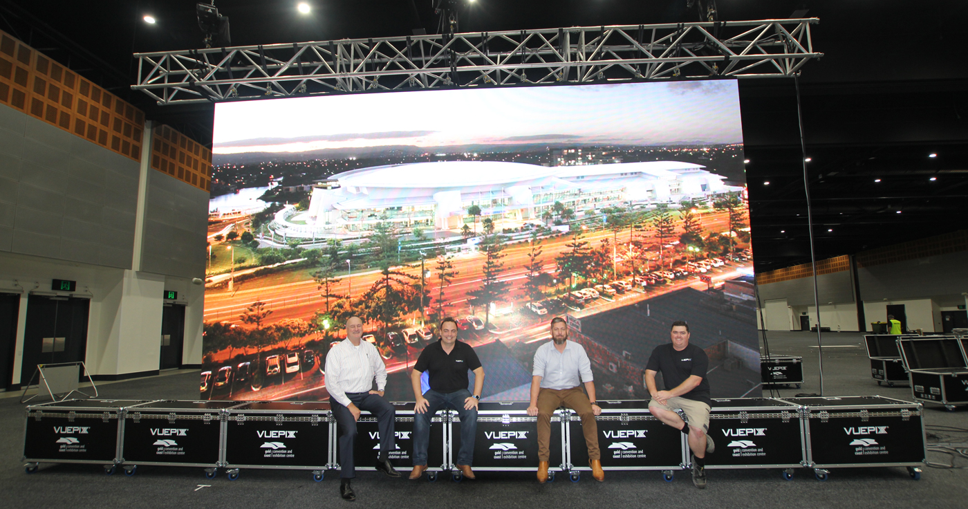 Gold Coast Convention and Exhibition Centre Team and LED Screen