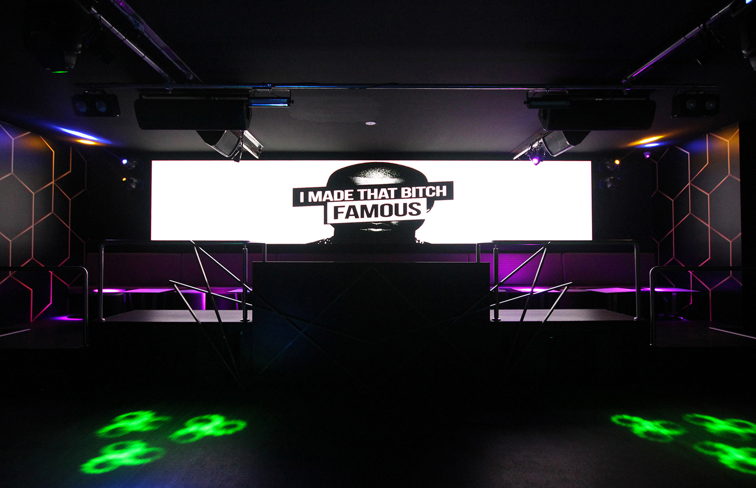 Famous Club Brisbane DJ Booth LED Display