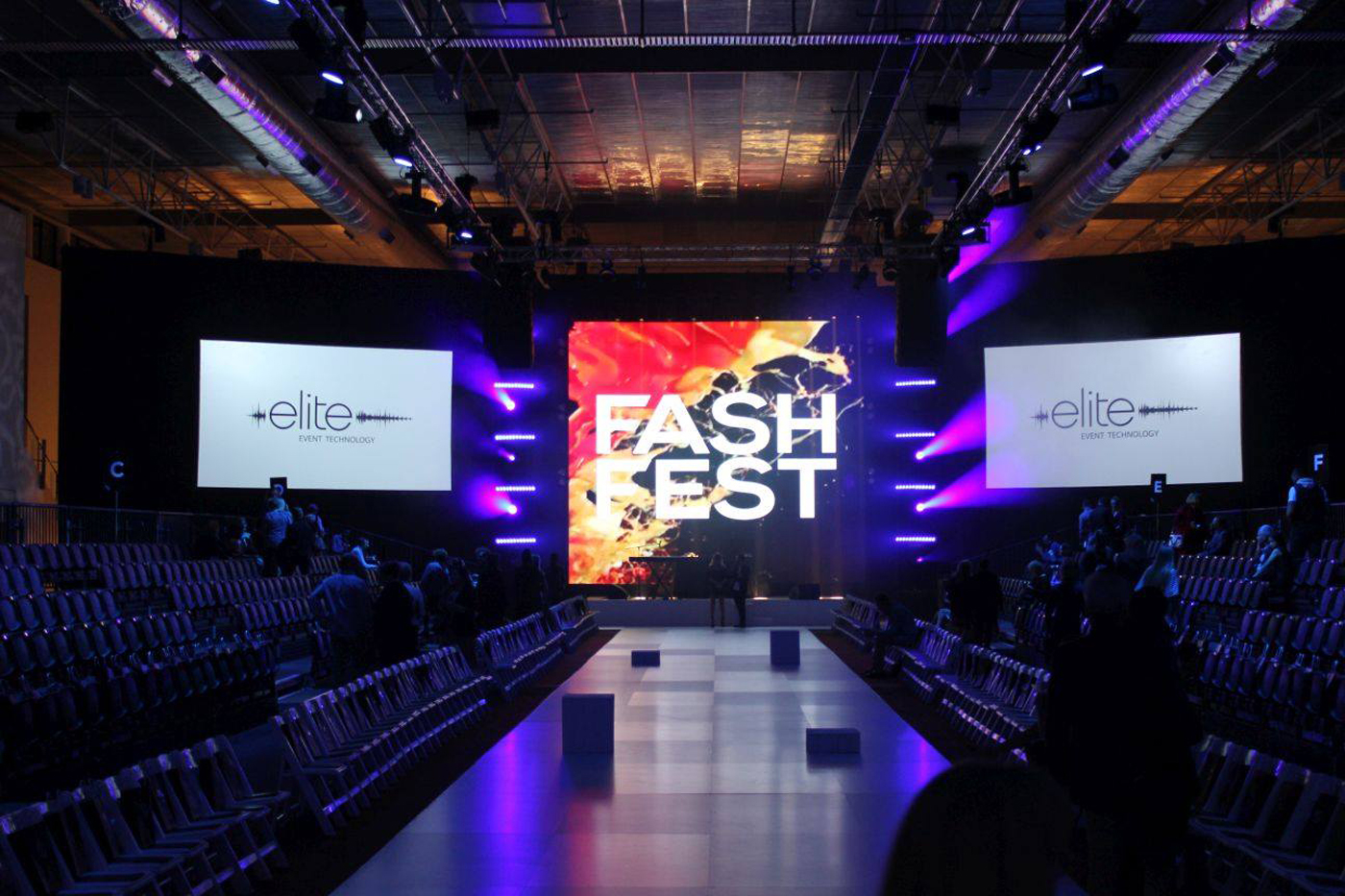 FashFest Fashion Show Runway Digital Display LED Screens