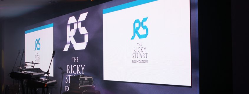 The Ricky Stuart Foundation Event LED Digital Display