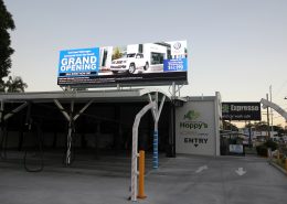 Hoppys Car Wash Digital Billboard Outdoor LED Advertising