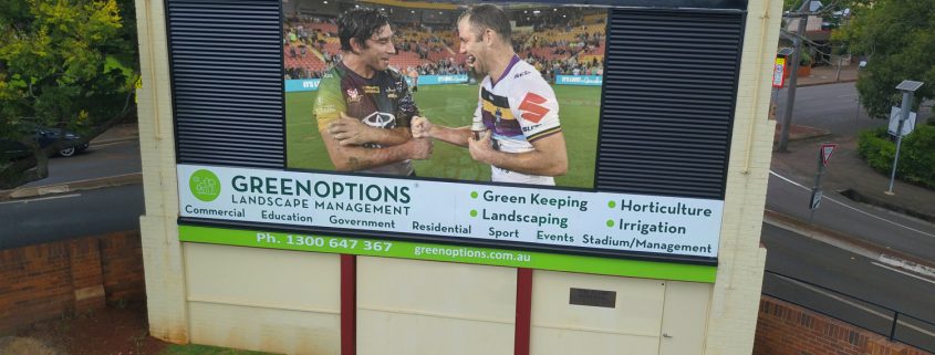 Toowoombah Tom Allen Memorial Field LED Screen Digital Scoreboard