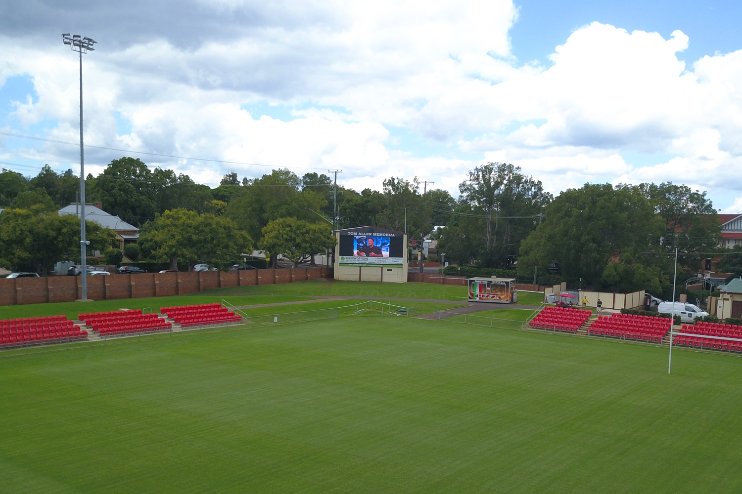 Toowoombah Tom Allen Memorial Field LED Screen Digital Scoreboard