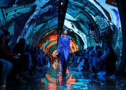 paris fashion week creative led displays