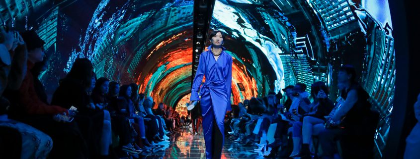 paris fashion week creative led displays