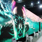 VuePix Infiled - AR Serie LED super screen. Set up for the Swimming Australia Olympic & Paralympic trials 2024