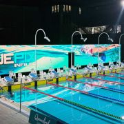 VuePix Infiled - AR Series LED super screen. Set up for the Swimming Australia Olympic & Paralympic trials 2024